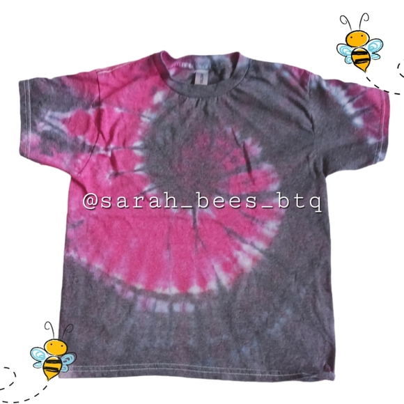 Hand Crafted Other - TIE DYE Spiral Design Extra Soft Youth Medium Soft Spun Tee Shirt